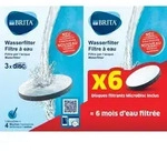 Brita Pack 6 Mikrofilter Wei&szlig; Reines Wasser