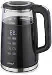 Feel Maestro Wasserkocher Mr-049 Schwarz Transparentes Glas Wasserkocher Glas De