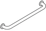 Grohe Wannengriff Essentials 60cm, Supersteel, Verdeckte Befestigung