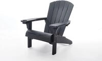 Alpine Adirondack Gartenstuhl - 81x80x96,5cm - Anthrazit - Keter