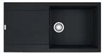 Franke Einbausp&uuml;le Maris Mrg 611-97 Xl Fragranit+ Black Matt, Excenterbedienung