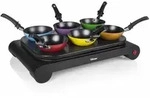 Tristar - Asia Wok Pfannen Set F&uuml;r 6 Personen Teppanyaki Grill & Crepesmaker,