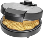 Clatronic - Wa 3492 Waffeleisen Antihaftbeschichtung Schwarz, Edelstahl