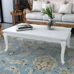 Couchtisch 115&times;65&times;42 Cm Hochglanz Wei&szlig; - Vidaxl