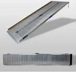 Baumarktplus - Trutzholm Rollstuhlrampe Klappbar 213 Cm 272 Kg Alu Grau Geriffelt