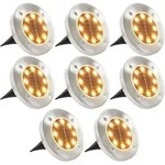 Solar-bodenleuchten 8 Stk. Led Warmwei&szlig; Vidaxl