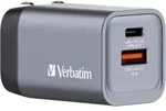 Verbatim - Gan Charger 35w Mit 1x Usb-c Pd 35w / 1x Usb-a Qc 3.0 (eu/uk/us)