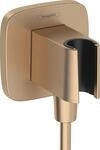 Wandanschluss Fixfit Q Mit Brausehalter Brushed Bronze