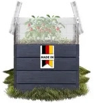 Garantia - Ergo Quadro Turboplus M 85 Hochbeet Wood, Inkl. Flora Wassersparsystem