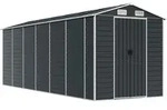 Ger&auml;tehaus Anthrazit 191x555x198 Cm Verzinkter Stahl Vidaxl