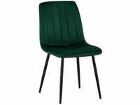CLP - Stuhl Dijon Samt grün