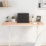 Tischplatte 100x60x2 Cm Massivholz Eiche Unbehandelt - Vidaxl