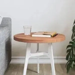 Tischplatte &Oslash;40x2,5 Cm Rund Massivholz Buche Vidaxl
