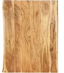 Tischplatte Massivholz Akazie 80x(50-60)x2,5 Cm - Vidaxl