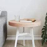 Tischplatte &Oslash;40x4 Cm Rund Massivholz Buche Vidaxl