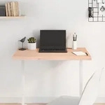 Tischplatte 80x40x(2-4) Cm Massivholz Eiche Unbehandelt - Vidaxl