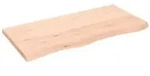 Tischplatte 100x50x(2-4) Cm Massivholz Eiche Unbehandelt - Vidaxl