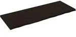 Tischplatte Dunkelbraun 160x60x(2-4)cm Massivholz Eiche - Vidaxl