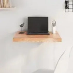 Tischplatte Hellbraun 60x50x(2-6) Cm Massivholz Eiche Behandelt - Vidaxl