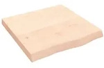 Tischplatte 60x60x(2-6) Cm Massivholz Eiche Unbehandelt Vidaxl