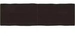 Tischplatte 200x60x(2-6) Cm Massivholz Behandelt Baumkante Vidaxl