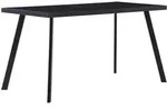 Esstisch Schwarz 140 X 70 X 75 Cm Hartglas - Vidaxl