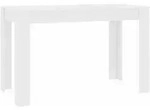 Esstisch Wei&szlig; 120x60x76 Cm Holzwerkstoff Vidaxl