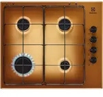 Electrolux Kgs6404t Braun Eingebaut 59,5 Cm Gas 4 Brenner