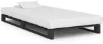 Palettenbett Grau Massivholz Kiefer 100&times;200 Cm Vidaxl