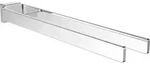 Emco - Cue Handtuchhalter Chrom, 2 Armig, Starr, 431 Mm, 325000143