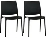 2er Set St&uuml;hle Maya Schwarz