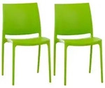 2er Set St&uuml;hle Maya Gr&uuml;n