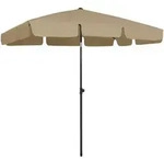 Strandschirm Taupe 200x125 Cm Vidaxl