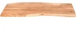 Tischplatte Baumkante Akazie Natur 100 X 40 Cm Curtis