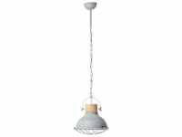 Lampe Emma Pendelleuchte 33cm grau Beton 1x A60, E27, 40W, geeignet für Normallampen