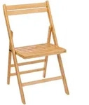 Spetebo - Bambus Klappstuhl Natur - 78 X 44 Cm - K&uuml;chen Stuhl Klappbar Aus Fsc...