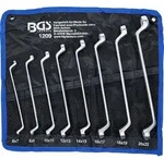 Bgs Technic - Doppel-ringschl&uuml;ssel-satz Gekr&ouml;pft Sw 6 X 7 - 20 X 22 Mm 8-tlg.