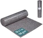Relaxdays Malervlies, Abdeckvlies Rolle, 1 M X 50 M = 50m&sup2;, Rutschfest,