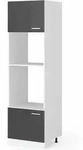 Vicco - K&uuml;chenm&ouml;bel R-line, Anthrazit Hochglanz, 60 Cm