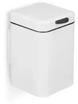 Relaxdays Kosmetikeimer Wandmontage, 3 L, Absenkautomatik, Entnehmbarer Inneneimer,