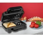 Sandwichmaker F&uuml;r 4 Halbe Toasties, Grillplatte 22x11cm - 800watt