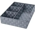 Wenko Organizer Adria Grau 4 F&auml;cher, 4 F&auml;cher, Grau, Polypropylen Grau, Lackiertes