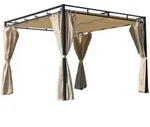 Ersatzdach F&uuml;r Flachdach Pergola Firenze 3x3m Pergoladach Bezug Sand