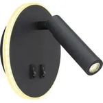 Globo - Wandleuchte - Many - Schwarz - Metall - &Oslash; 15cm - Led -
