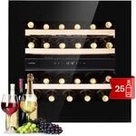 Klarstein Weink&uuml;hlschrank Freistehend, Kleiner Getr&auml;nkek&uuml;hlschrank Schmal, 2 Zonen