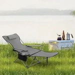 Woltu 2er Set Campingstuhl Klappbarer, Klappstuhl Liegestuhl F&uuml;r Outdoor, Angelstuhl