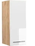 H&auml;ngeschrank Fame-line, Wei&szlig; Hochglanz, 30 Cm Vicco