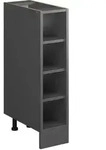 K&uuml;chenregal R-line, Anthrazit, 20 Cm Ohne Arbeitsplatte Vicco