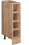 K&uuml;chenregal R-line, Goldkraft Eiche, 20 Cm Ohne Arbeitsplatte Vicco