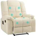 Homcom - Relaxsessel Fernsehsessel Mit Liegefunktion, Massagefunktion, Massagesessel,